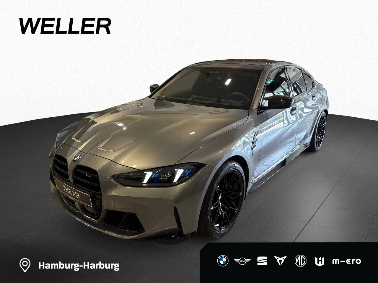BMW M3 Competition Limousine Navi LED Vollleder Klima