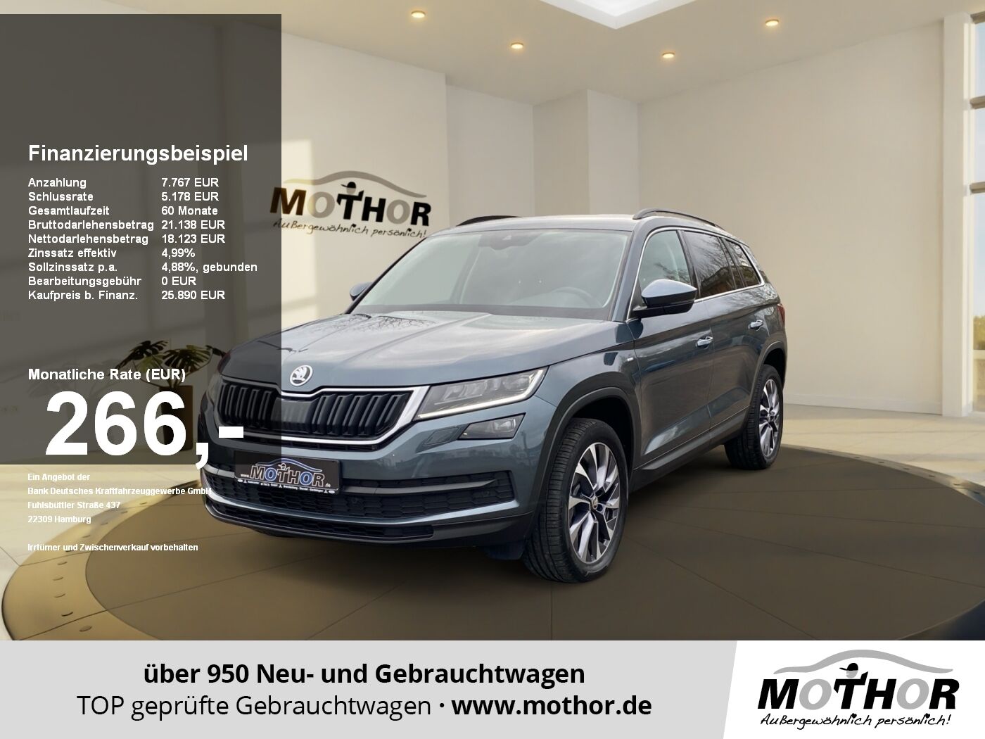 Skoda Kodiaq Drive 125 2.0 TDI ACC PDC KAM DAB USB