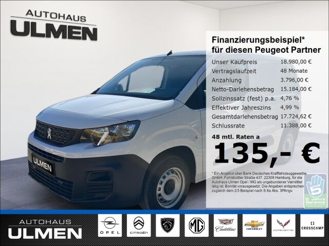 Peugeot Partner Premium L1 1.2 PureTech EU6d Touch-Radio