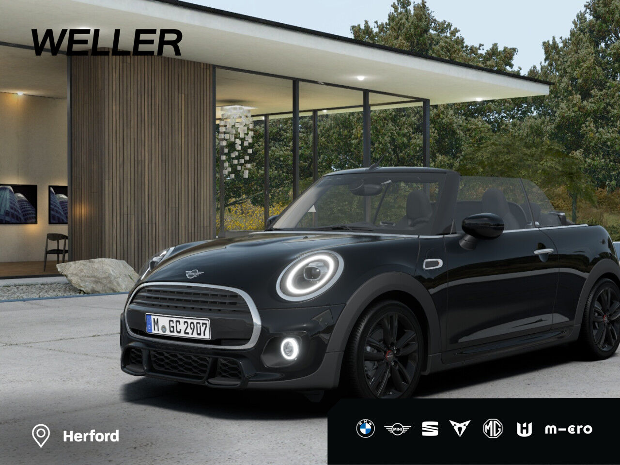 MINI Cooper Cabrio JCW LED Navi RFK SHZ DrAs 17"