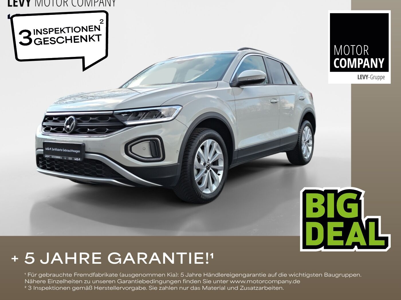 VW T-Roc 1.5 TSI Life ParkAss. AHK LM LED Navi PDC