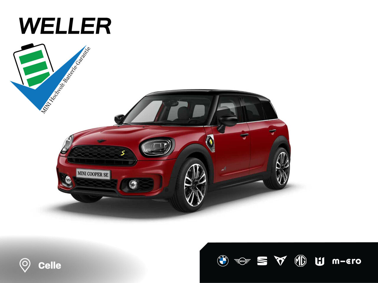 MINI Cooper SE ALL4 Countryman JCW AdLED,Tempo,Alu18