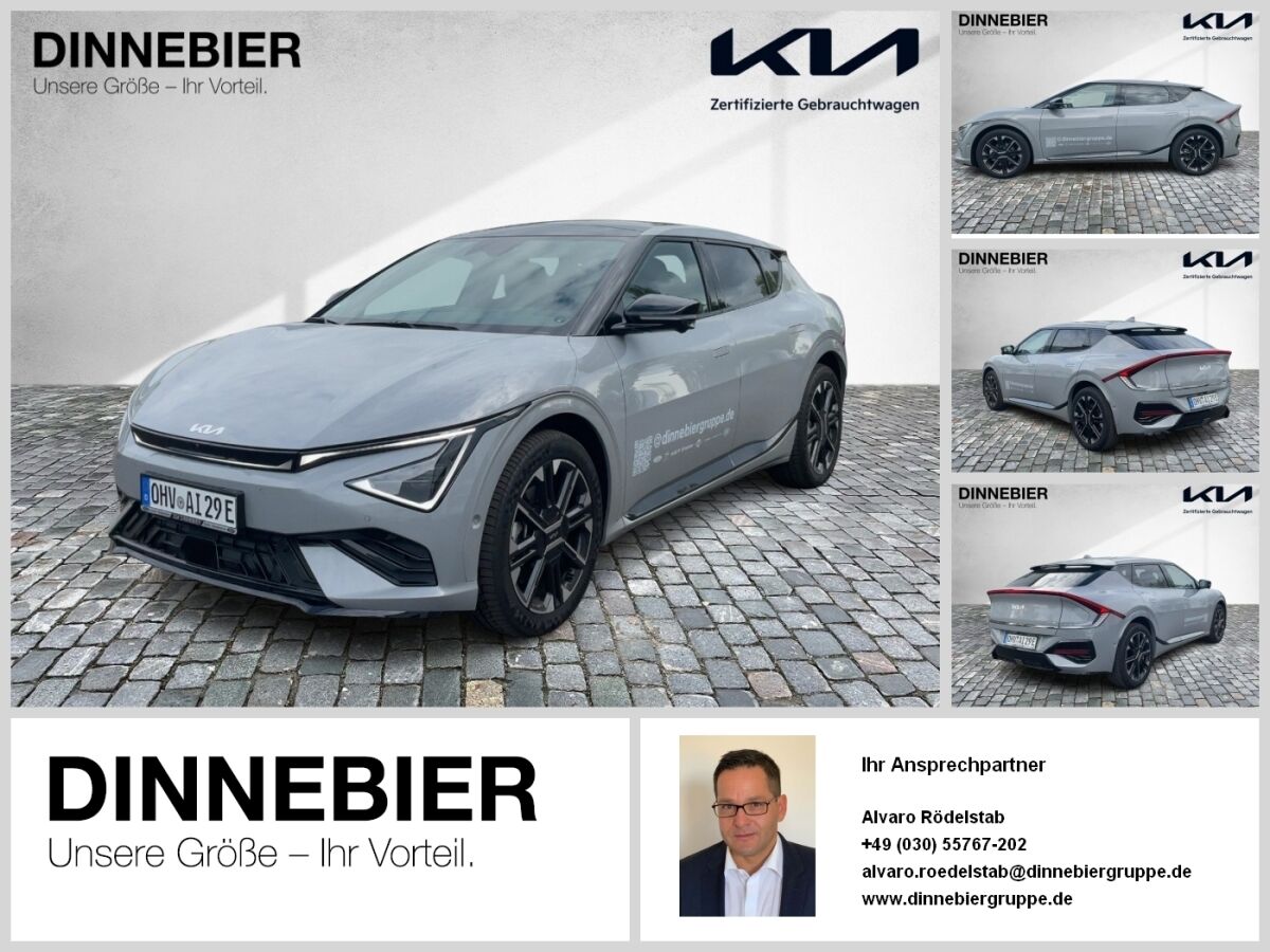 Kia EV6 GT-Line AWD+Glasdach+360°Kamera+LED+Navi
