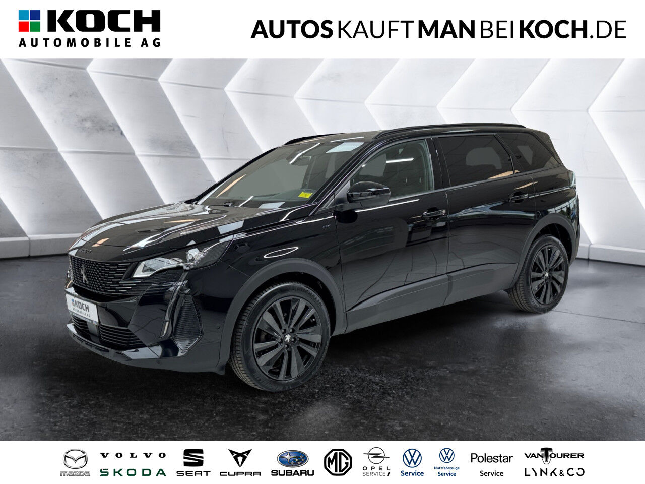PEUGEOT 5008 1.2 PureTech 130 GT BLACK PACK 7S LED KAM NAV