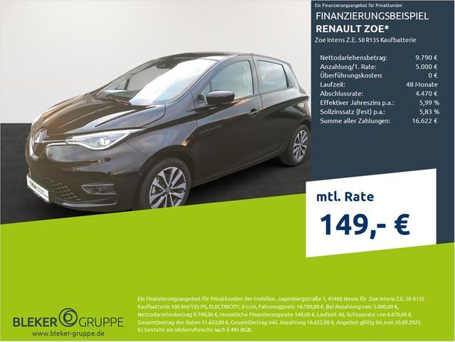 Renault ZOE Intens Z.E. 50 R135 Kaufbatterie