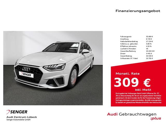 Audi A4 Avant S line 35 TFSI S tronic MMI LED Kamera