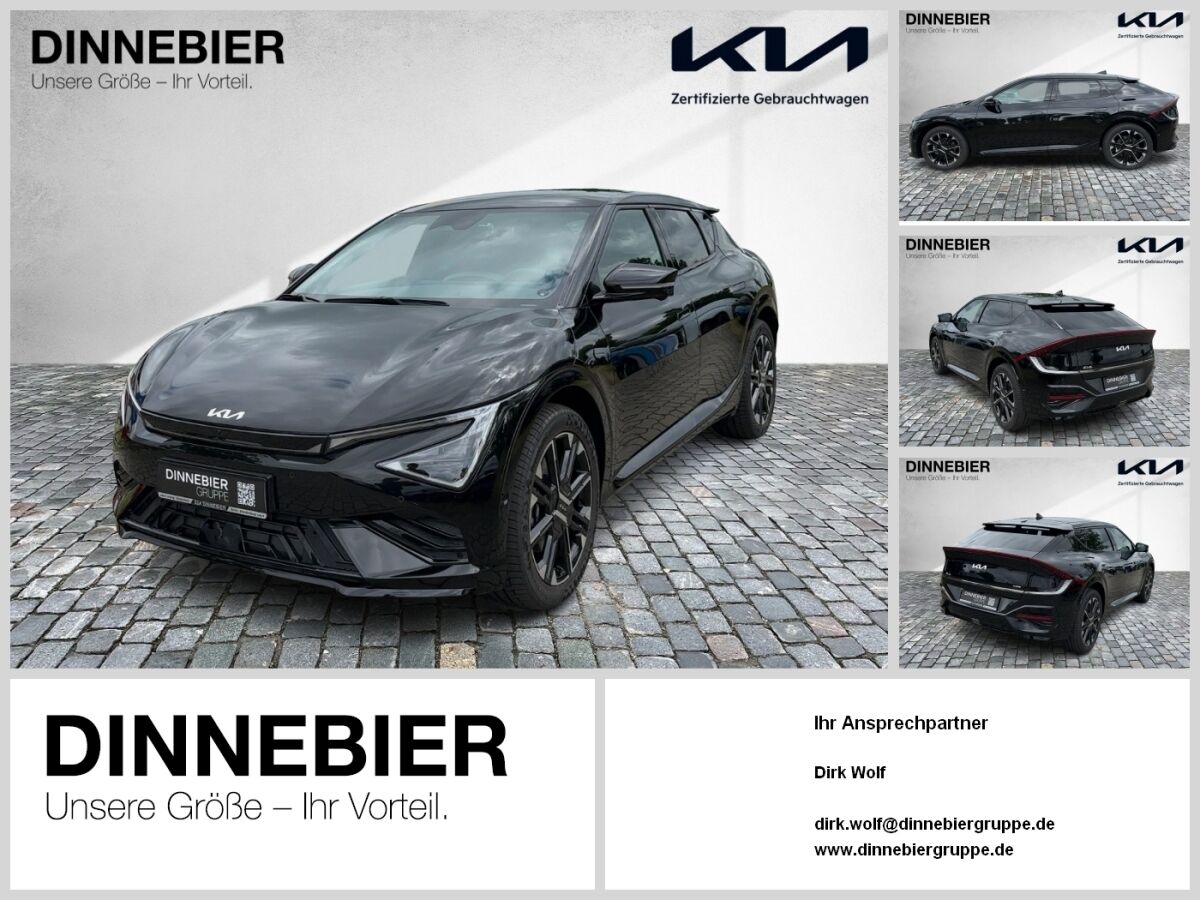 Kia EV6 GT-Line 84kWh RWD Glasdach+LED+360°Kamera