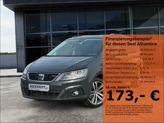 Seat Alhambra FR-Line 1.4 TSI 6-GANG Heckklappe+Schie