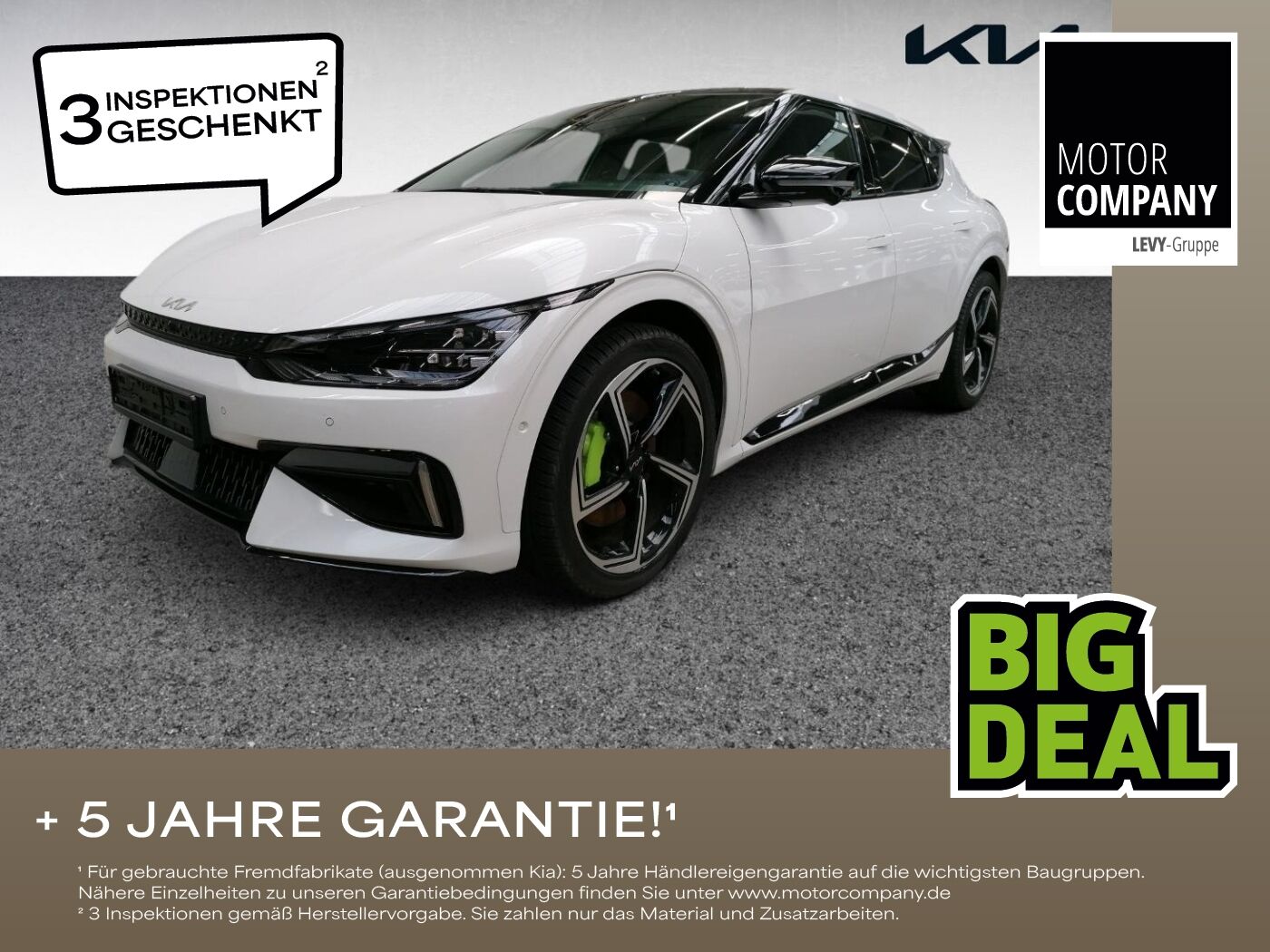 Kia EV6 Elektro GT +Panorama+Allwetter+Navi+R.Kamera