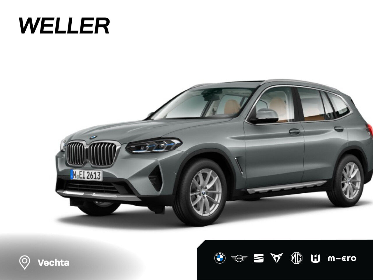 BMW X3 xDrive 20d Pano,Laser,HUD,Hifi,DrA,Kamera Navi