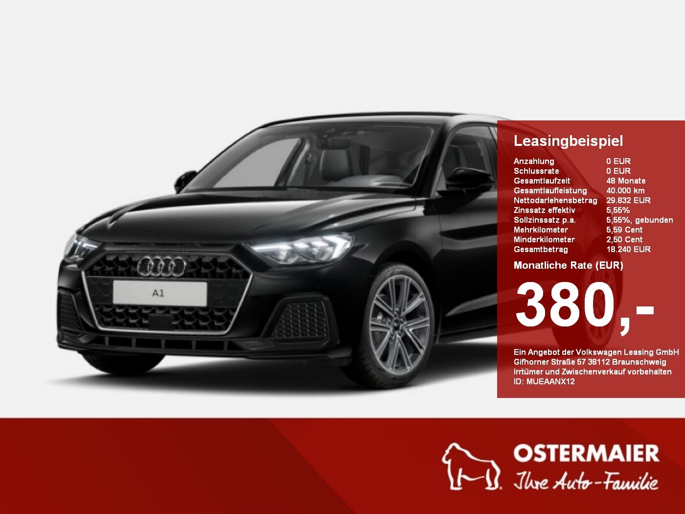 Audi A1 Sportback advanced 30TFSI S tronic 116PS 5J-G