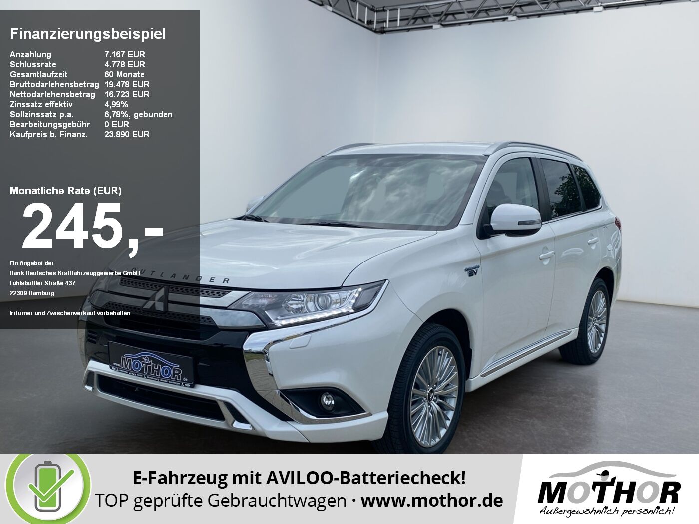 Mitsubishi Outlander Basis Spirit 2.4 PHEV TEMP NAVI SHZ