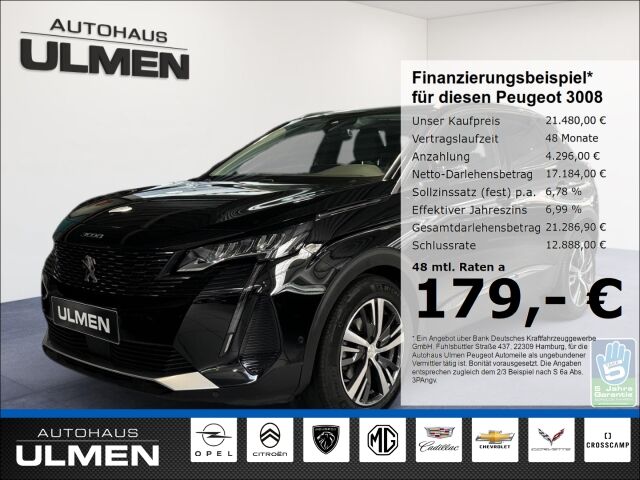 Peugeot 3008 Allure Pack 1.5 BlueHDi 130 EU6d EAT-8-Auto