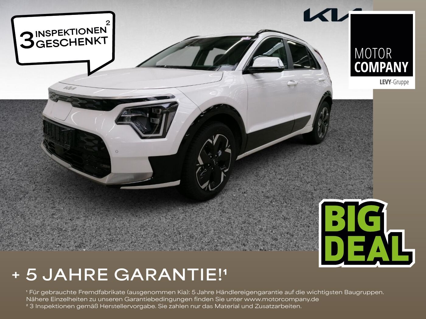 Kia Niro EV +WP+Komfort +Leder+Navi+R.Kam+Allwetter+