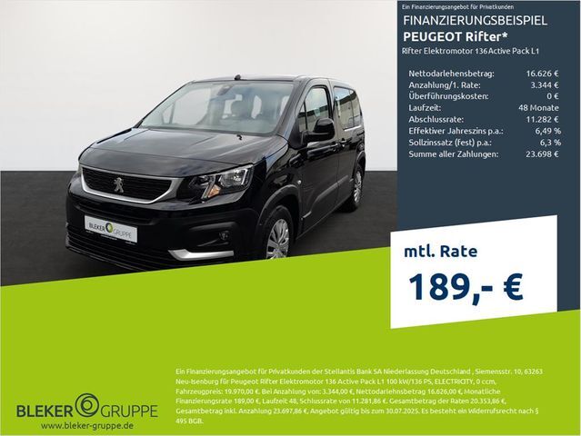 Peugeot Rifter Elektromotor 136 Active Pack L1