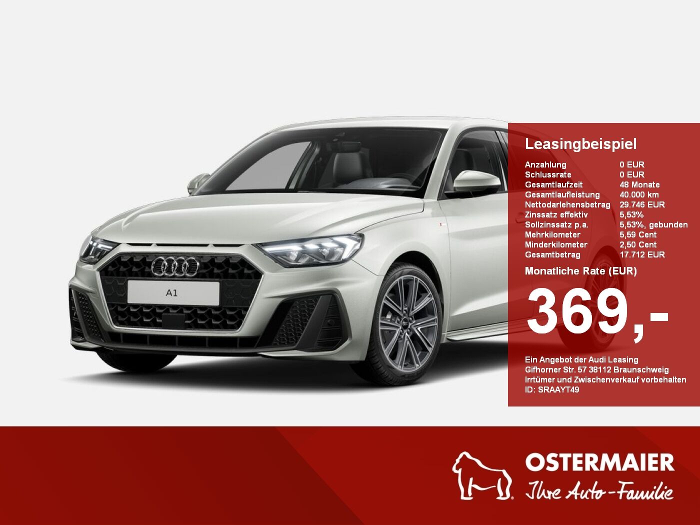 Audi A1 Sportback S line 30 TFSI S tronic