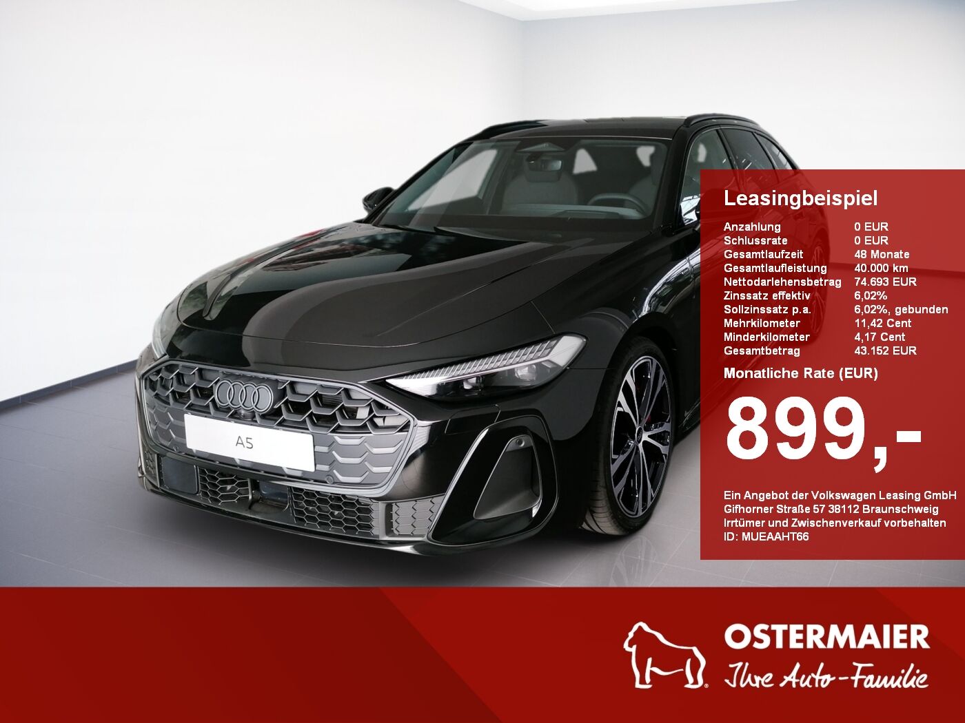 Audi A5 Avant e-hybrid quattro 376PS AHK,PANO,PDC,
