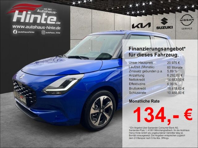 Suzuki Swift 1.2 CVT Comfort+ RACE 60 MONANTE GARANTIE*