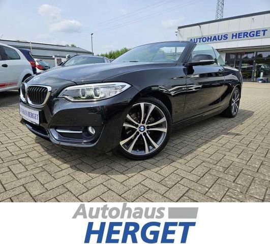 BMW 218i Cabrio Aut. Sport Line 1.Hand/BMW-Scheckhef