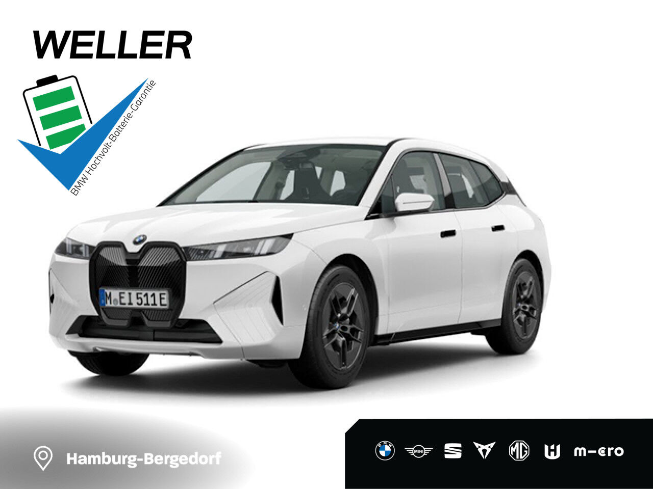 BMW iX xDrive45 Leasing ab 749br (pr.)/ 569nt (gew.)