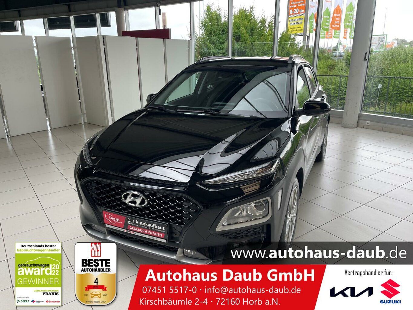 HYUNDAI Kona 1.6 T-GDI AT Trend 4WD + Klima + PDC hinten