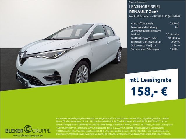 Renault ZOE R135 Experience R135/Z.E. 50 (Kauf-Batterie