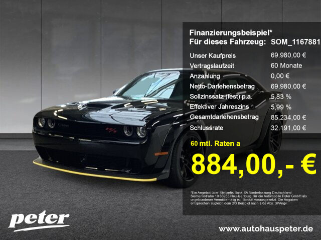 DODGE Challenger R/T Scat Pack Widebody 6.4 V8 HEMI