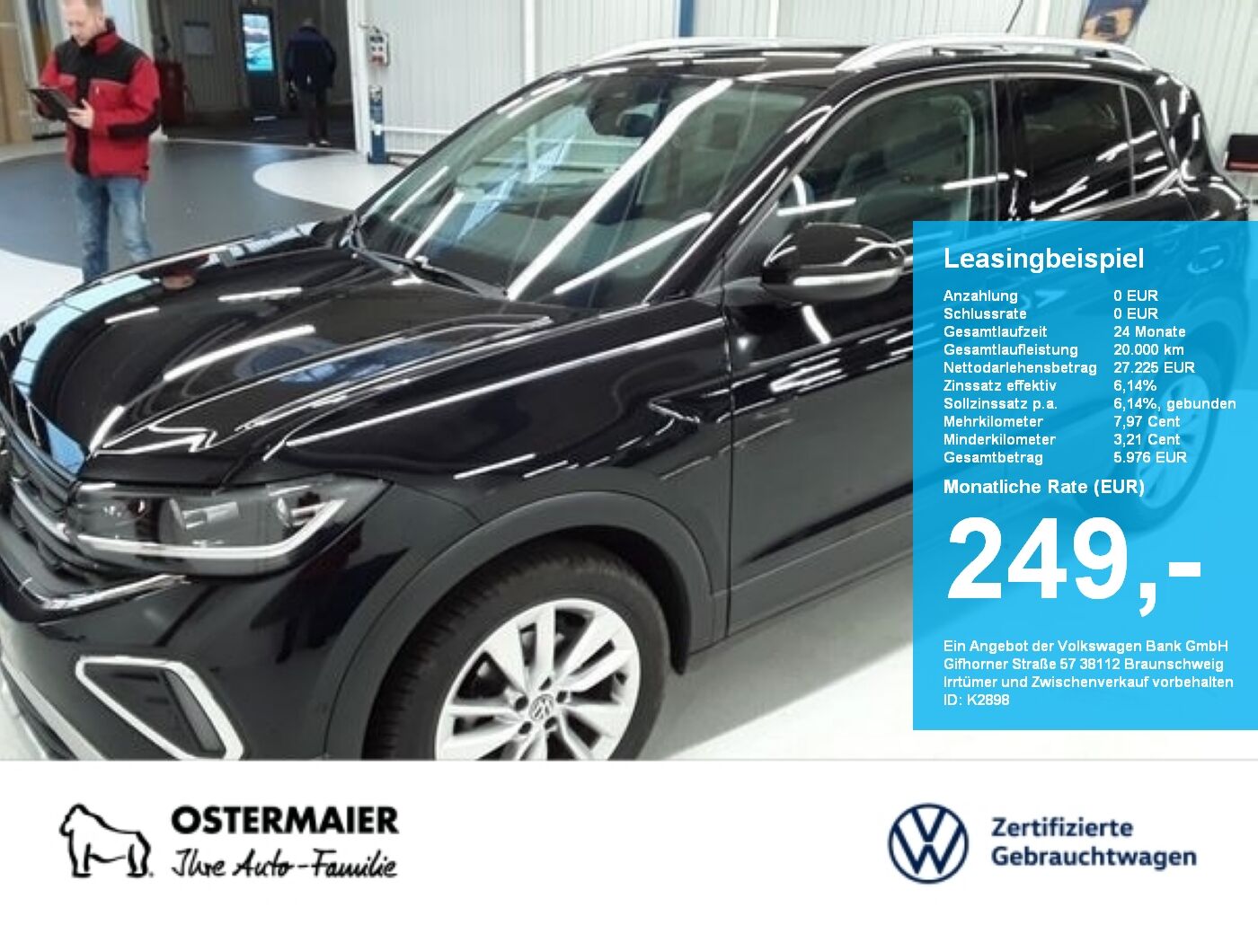 VW T-Cross STYLE 1.5TSI 150PS DSG ACC.5J-G.AHK.KAME