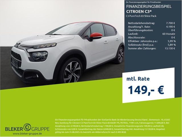Citroen C3 PureTech 83 Shine Pack