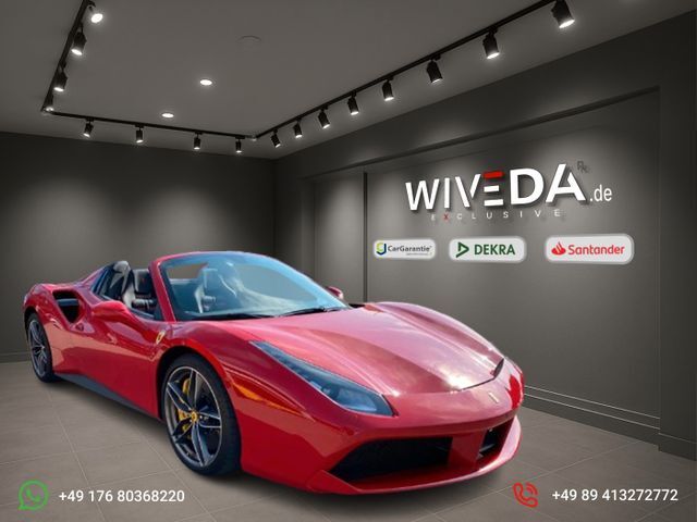 Ferrari 488 Spider Rosso Corsa~LIFT~Daytona-Sitz~360°~