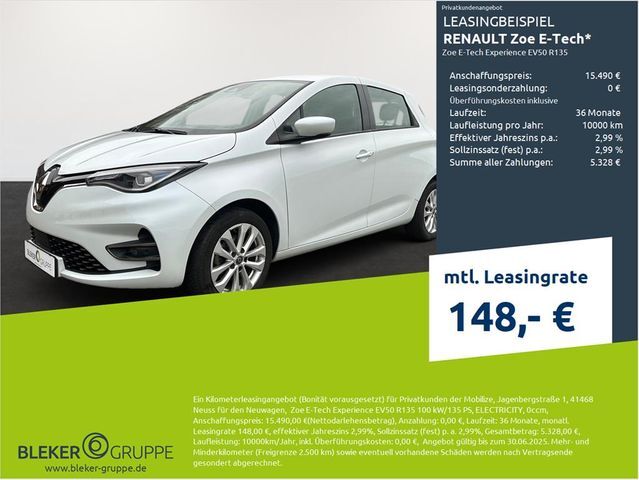 Renault ZOE E-Tech Experience EV50 R135