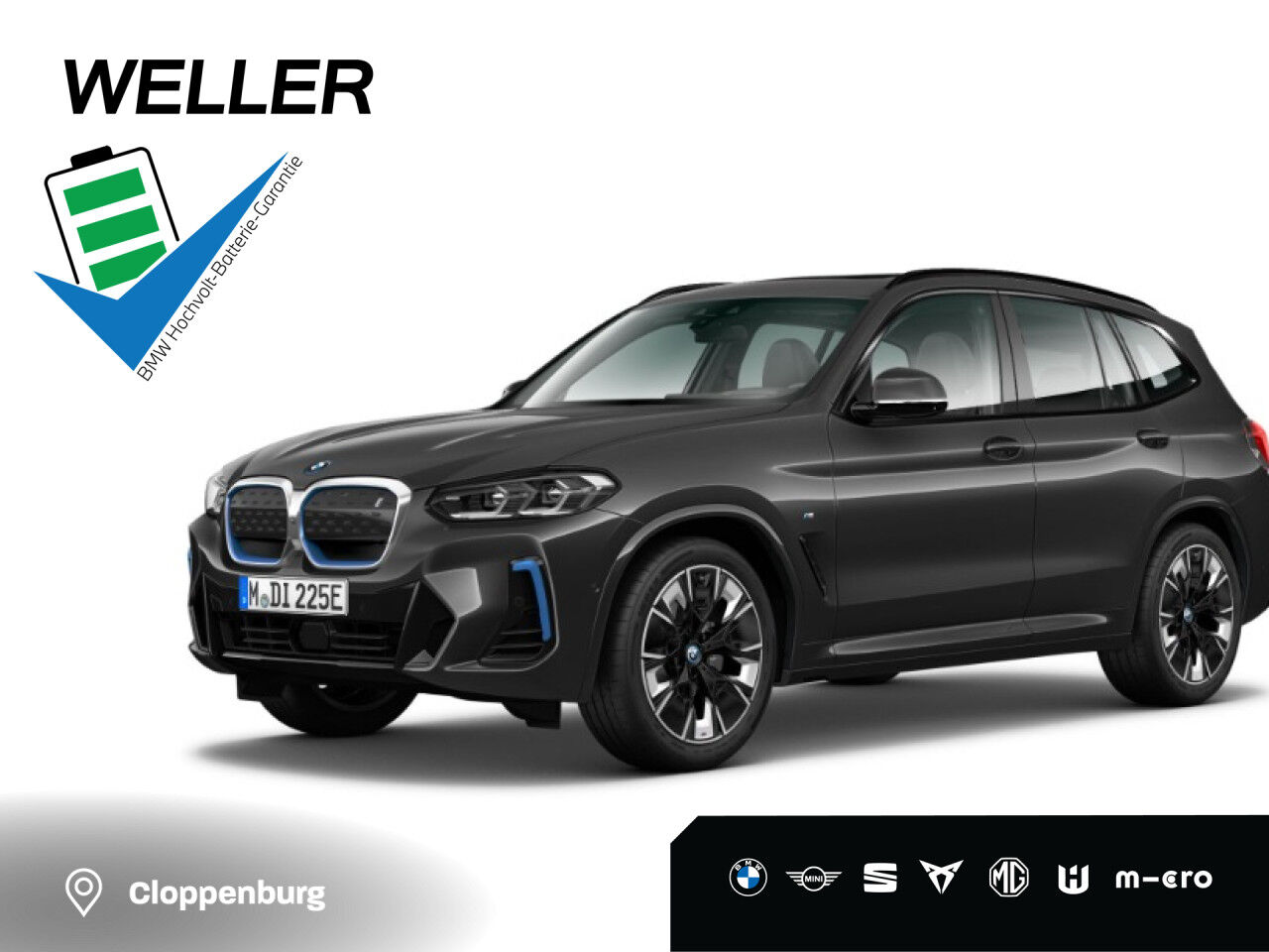 BMW iX3 M SPORT AdLED,Pano,AHK,360°,H/K,DAPro,HUD LED