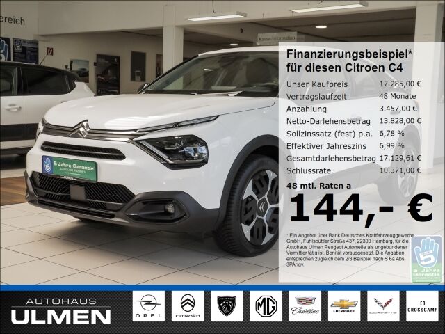 Citroen C4 Feel 1.2 PureTech 130 EU6d Klimaautomatik PDC