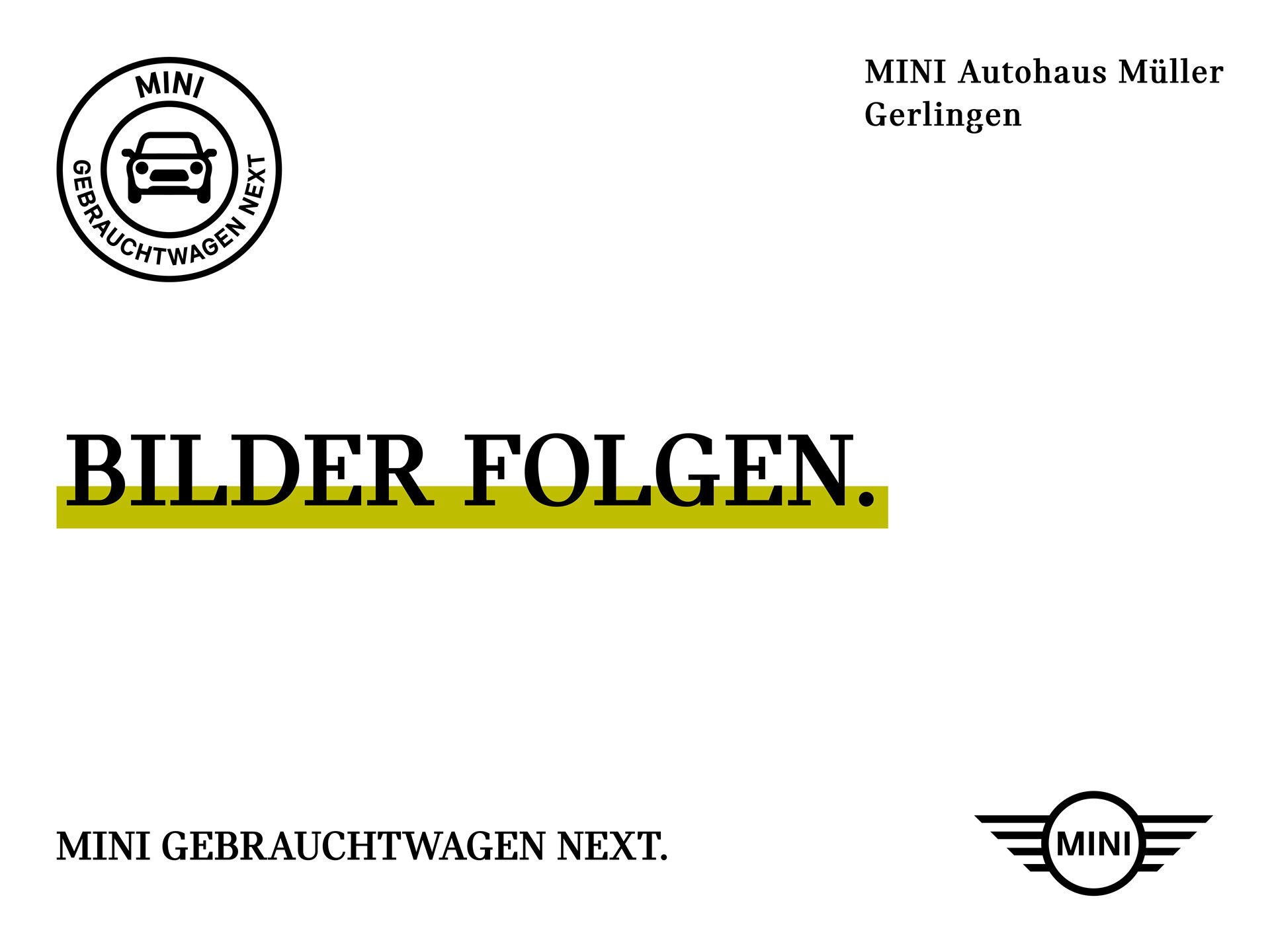 Mini Cooper S 3-Türer JCWkit Navi Kamera GSD 1VB LED
