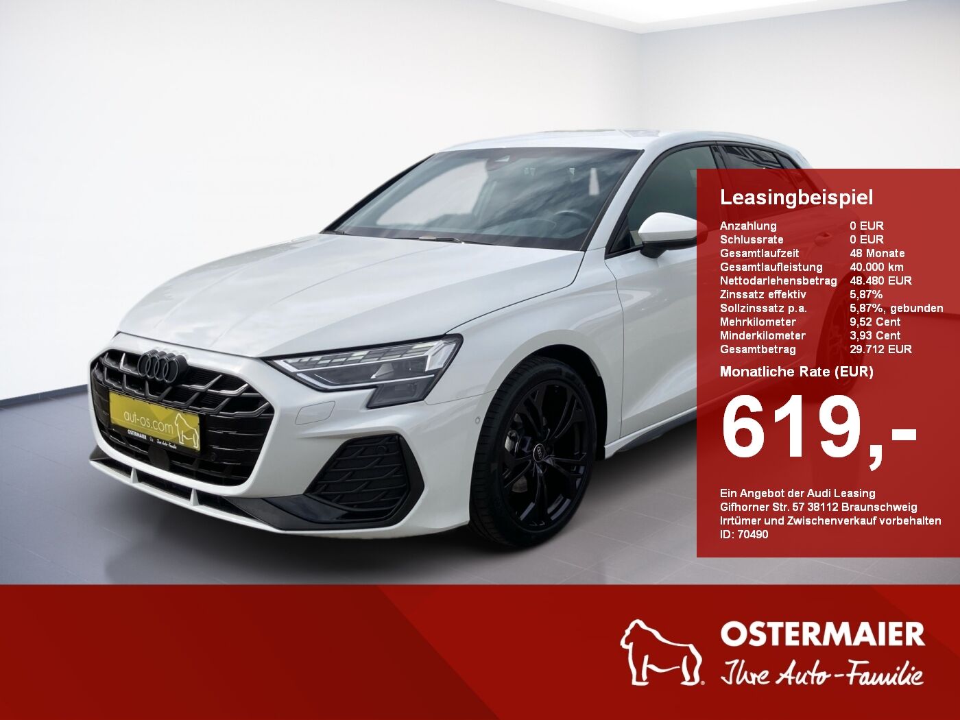 Audi A3 Sportback S-LINE 35TDI 150PS.STRONIC.MATRIX.N