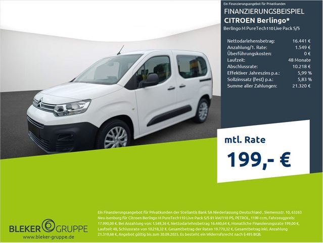 Citroen Berlingo M PureTech110 Live Pack S/S