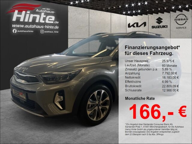 Kia Stonic 1.0T DCT PLATINUM GLASDACH RÜCKFA SITZHZG
