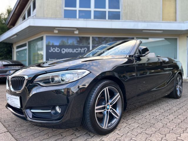 BMW 2 Cabrio 218 i Bi-Xenon Navi Leder Alu Pdc Euro6