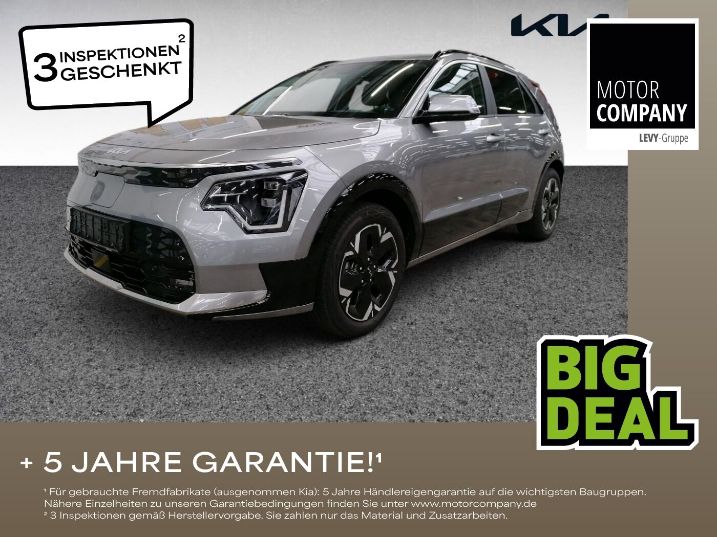 Kia Niro EV +WP+Komfort+ +AHK+Leder+Navi+R.Kamera+++