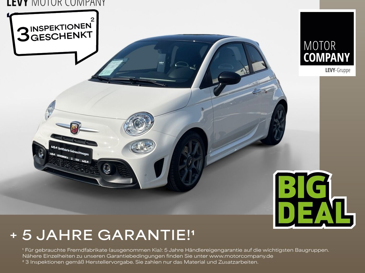 Abarth 500 1.4 T-Jet 16V 595 BiXenon LM Sportauspuff