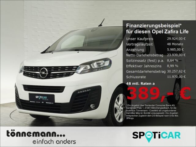 Opel Zafira Life L EDITION AT+NAVI+CARPLAY+AHK+KLIMAA