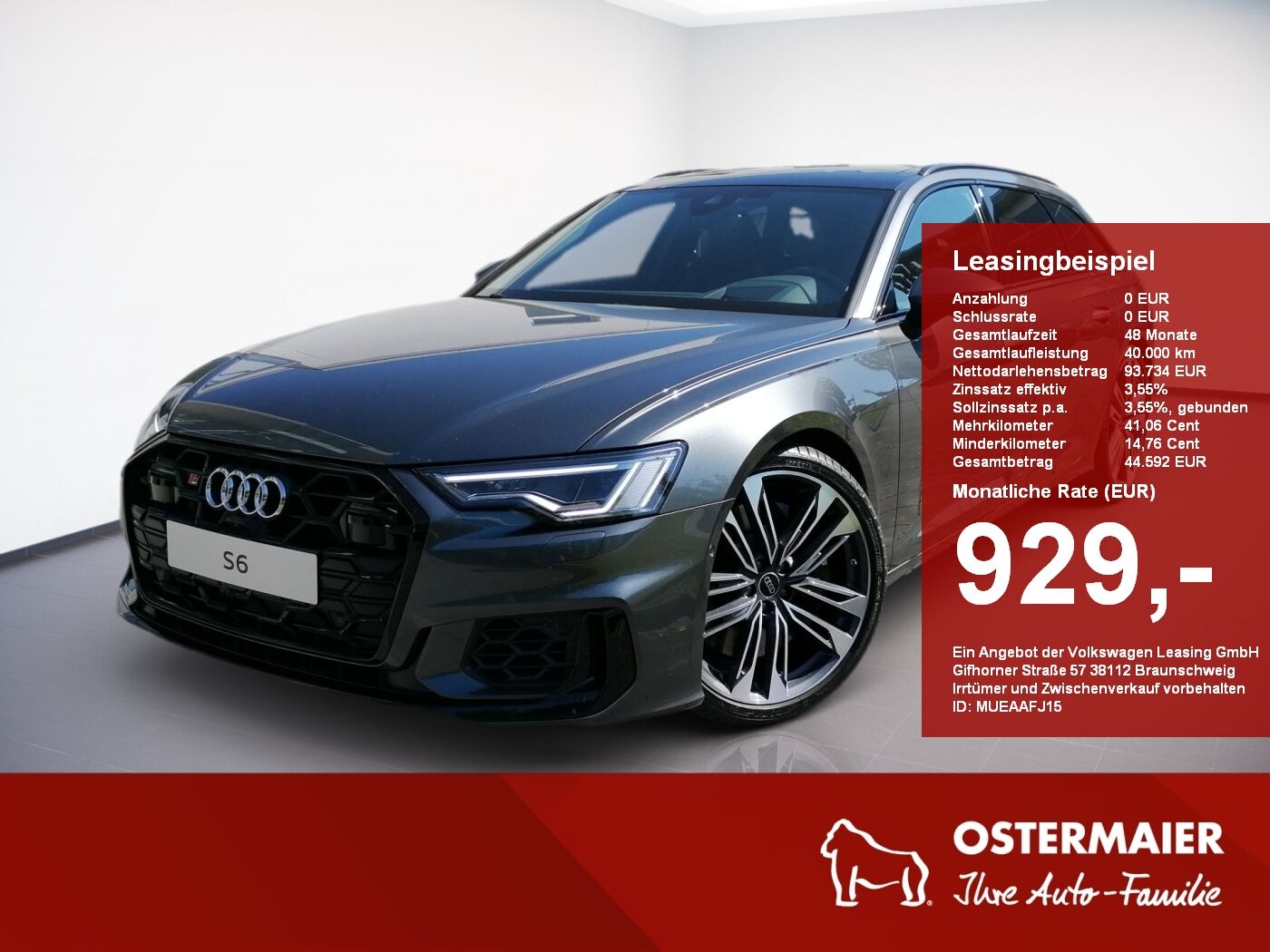Audi S6 Avant TDI 344PS tiptronic MATRIX,AHK,B&O,HuD,
