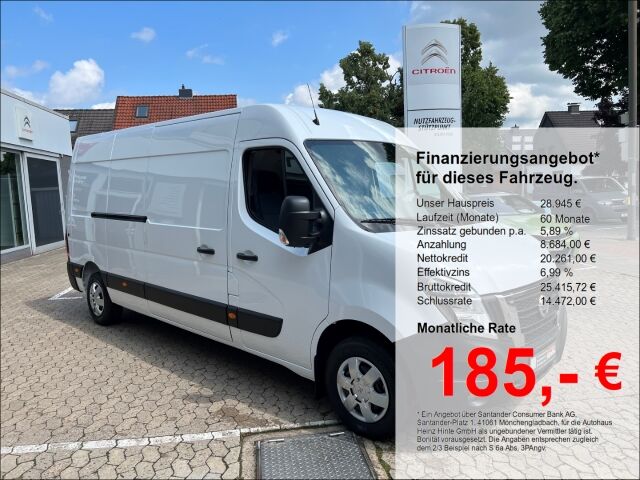 Nissan Interstar L3H2 3,5t dCi135 N-CONNECTA KLIMA KAME
