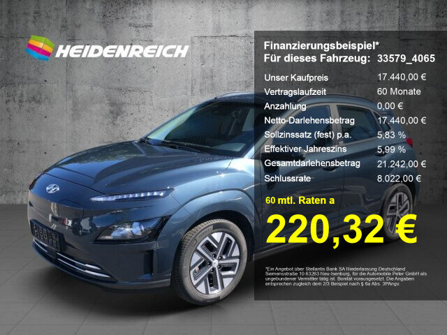 HYUNDAI KONA EV Select SHZ ALU