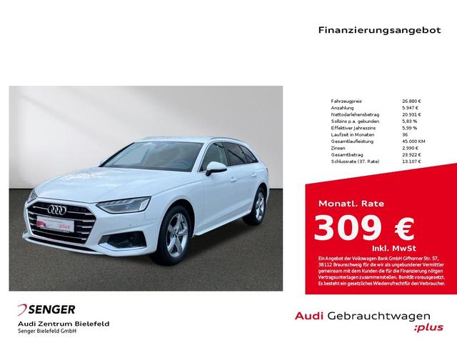 Audi A4 Avant Advanced 40 TDI Sitzhzg. MMI LED Kamera