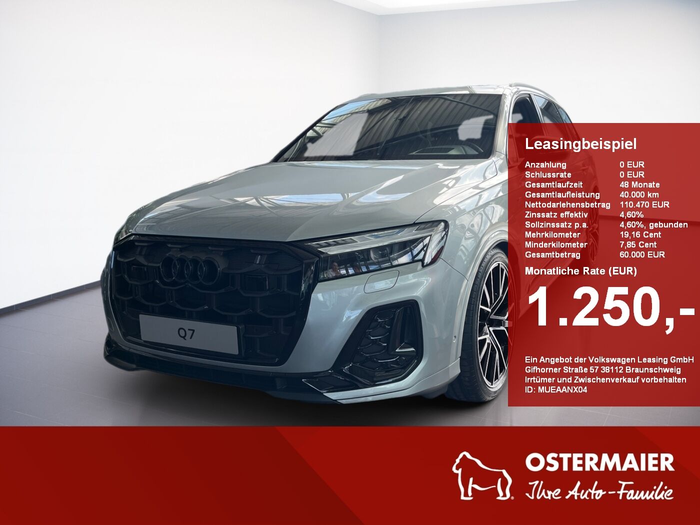 Audi Q7 SUV S line 50 TDI quattro 286PS B&O,HuD,AHK,P