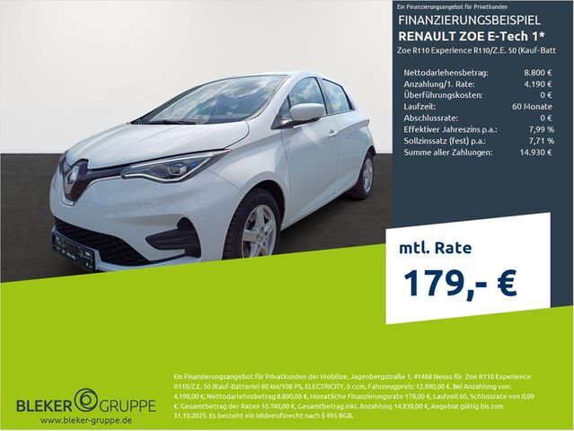 Renault ZOE E-Tech 1 Zoe R110 Experience R110/Z.E. 50 (