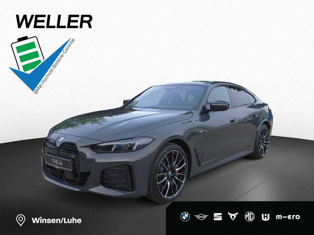 BMW i4 M50 xDr. M-Sport Pro, HUD, AHK, H&K, Pano, 20"