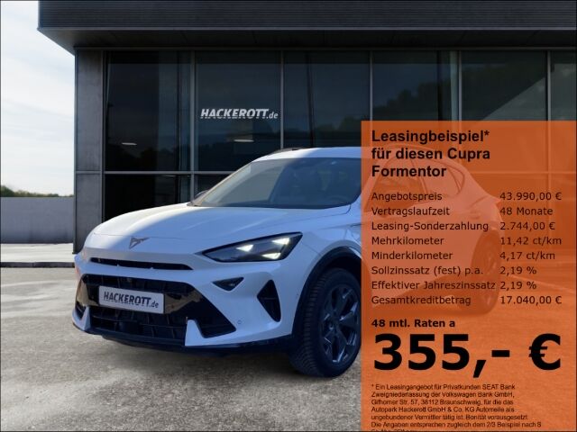 Cupra Formentor 1.5 e-Hybrid 204 PS DSG GJR, Edge Pake