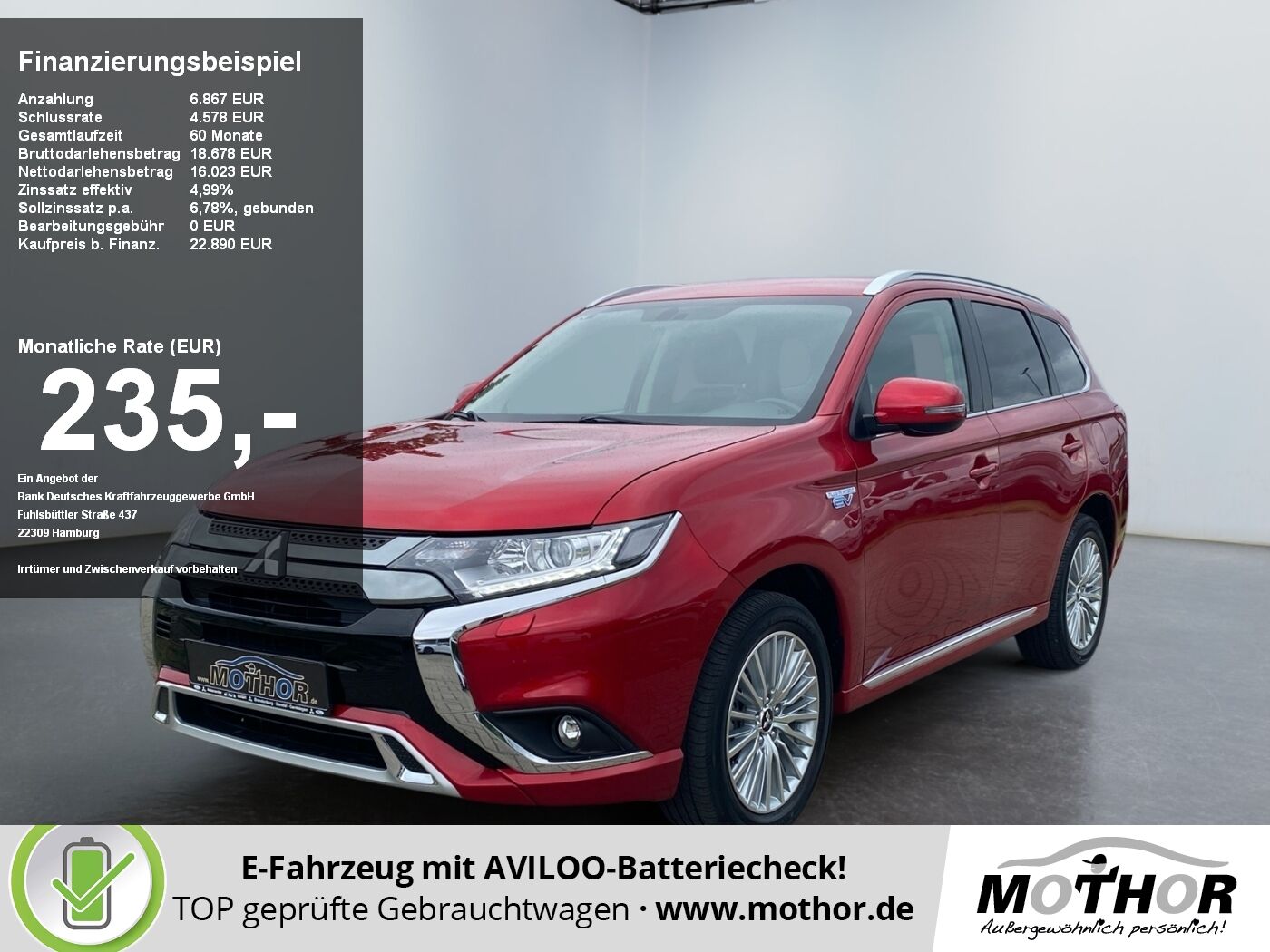 Mitsubishi Outlander Basis Spirit 2.4 PHEV TEMP KAM SHZ